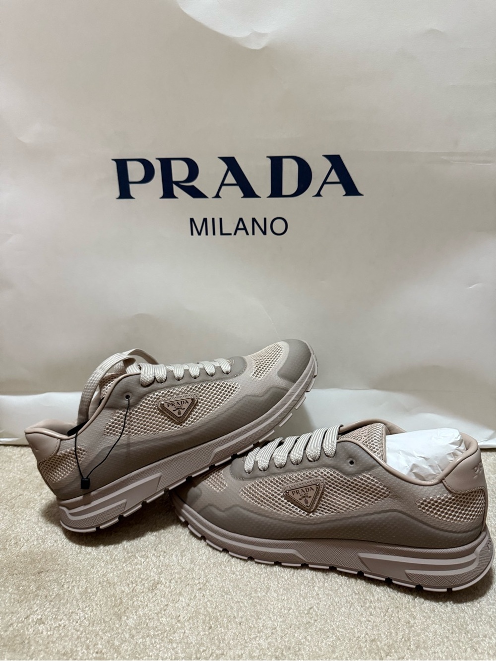 Prada Mesh Sneakers